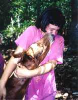 Newborn Molly & Special Friend, Kara (6176 bytes)